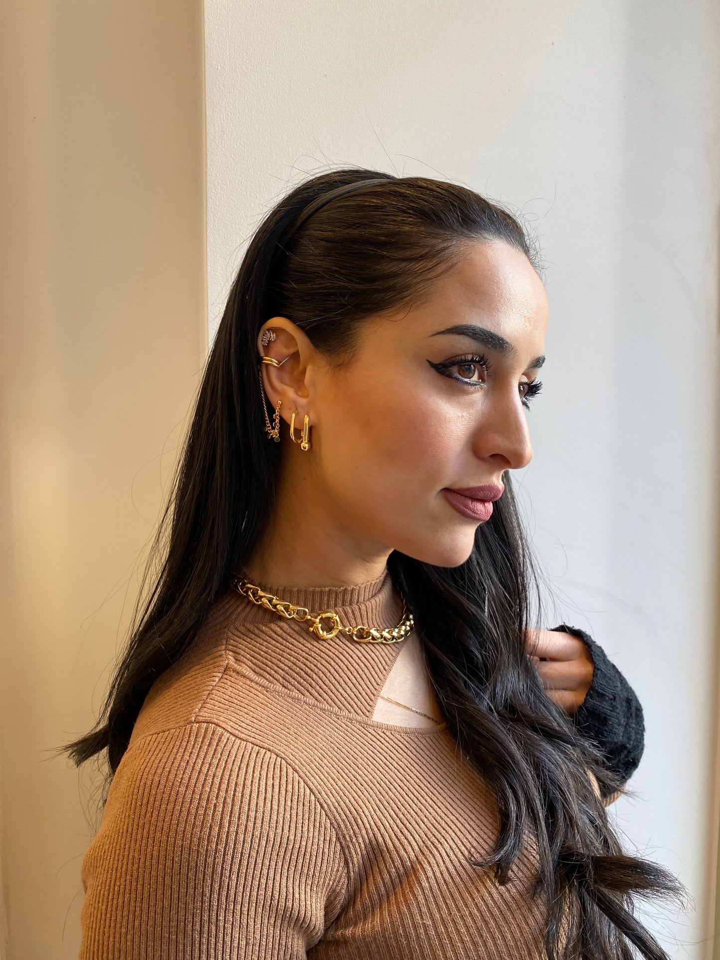 Double boucle d’oreilles ELO