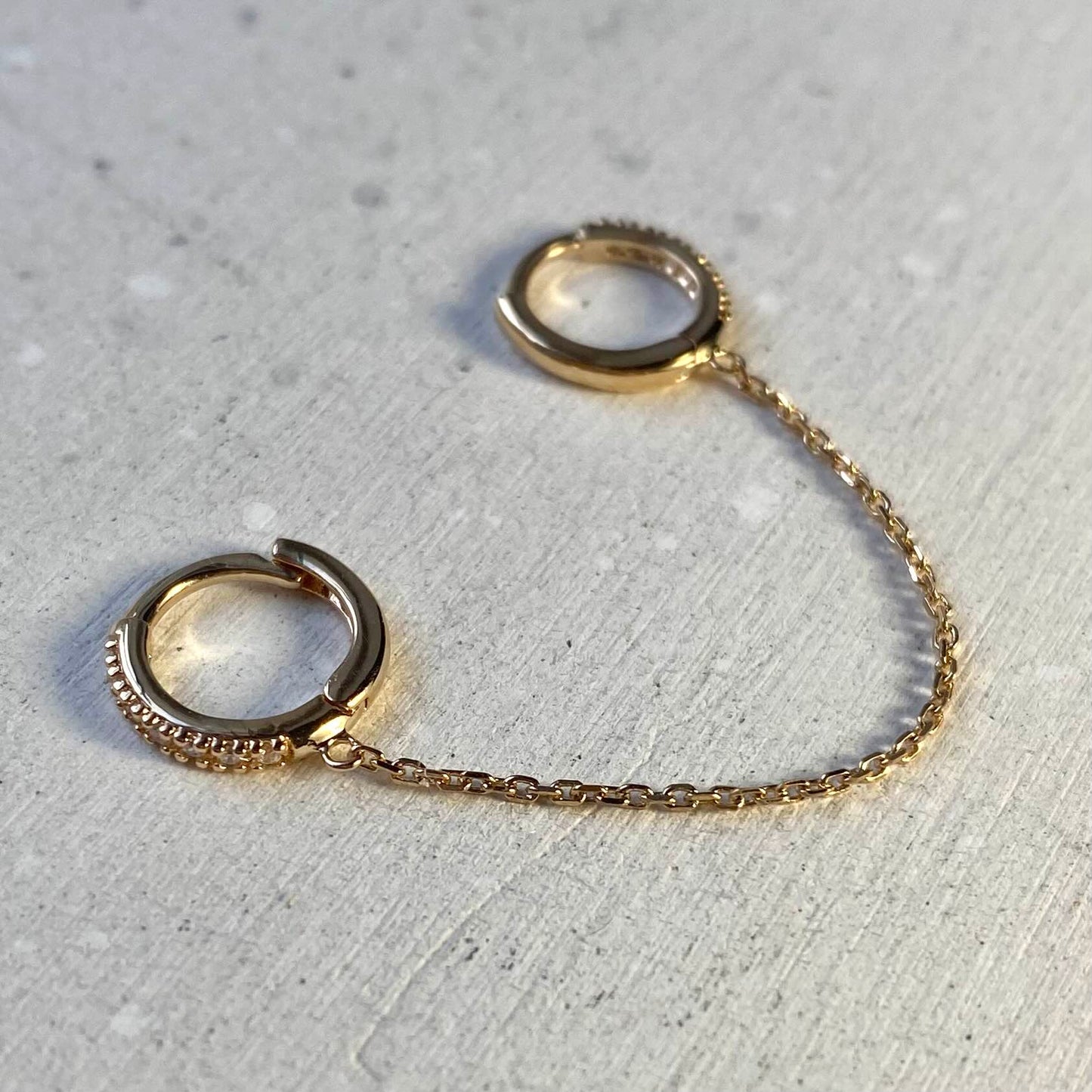 Double boucles d'oreilles PRINCESSE