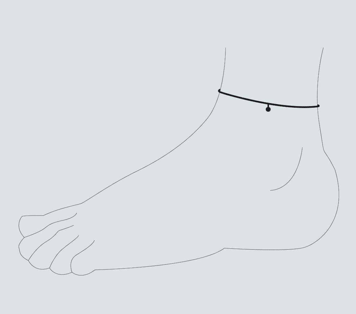 Chaîne de cheville SHARON