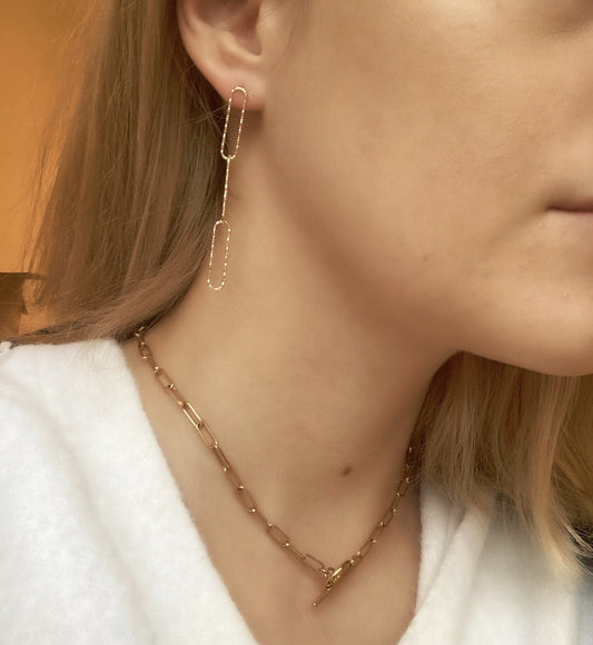 Boucle d'oreille Leo