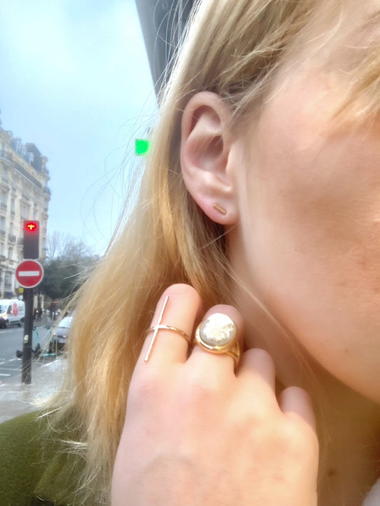 Boucle d'oreille Baby barre