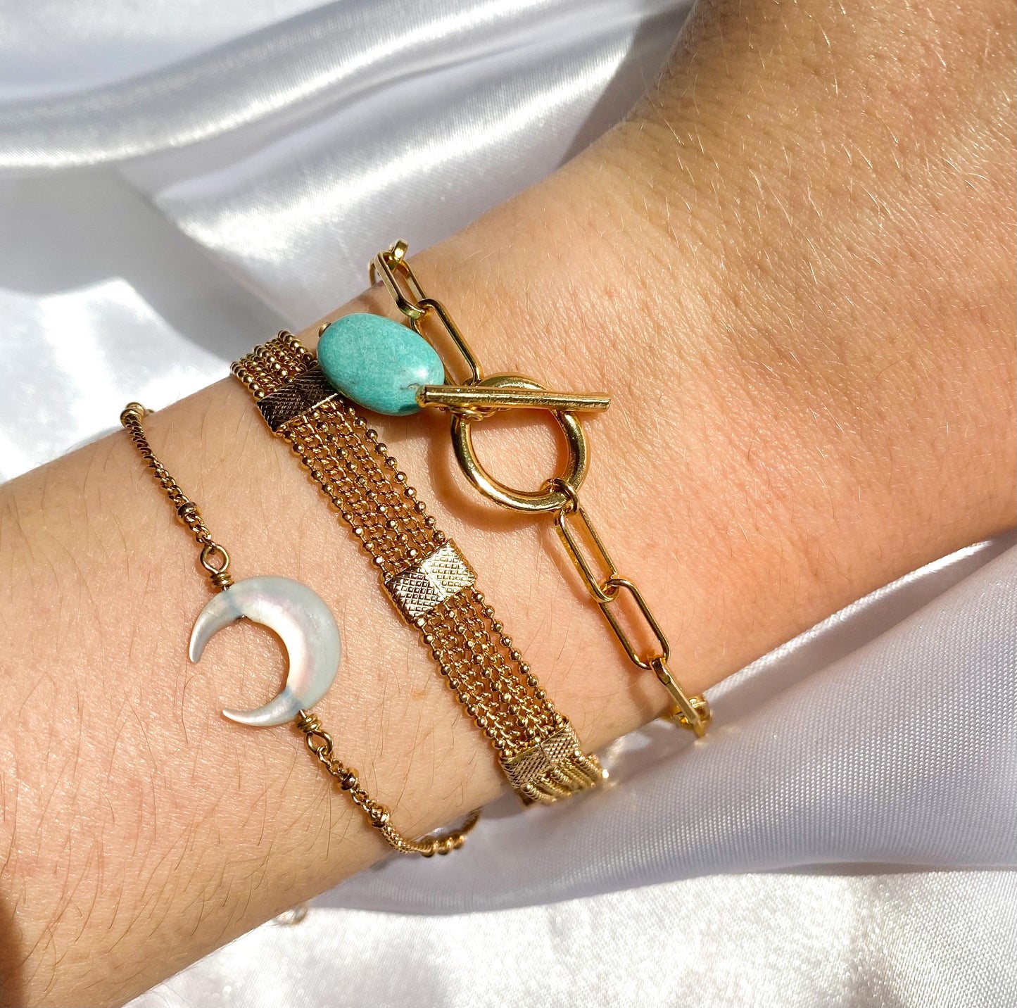 Bracelet Morgane turquoise