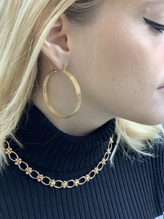 Boucles d'oreille Come