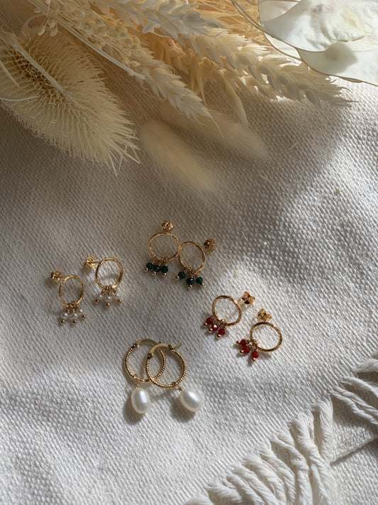 Boucle d'oreille PERLE