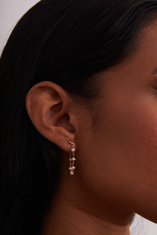 Boucles d'oreilles Pearl Pivoine