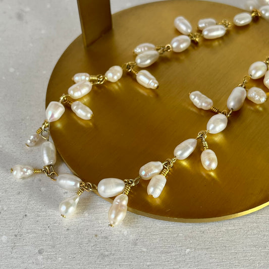 Collier plaqué or MERMAID