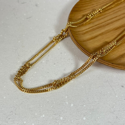 Sautoir plaqué or MALAYKA