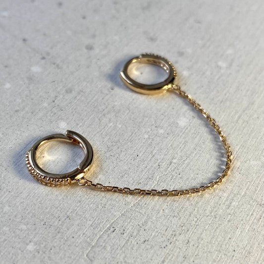 Double boucles d'oreilles PRINCESSE