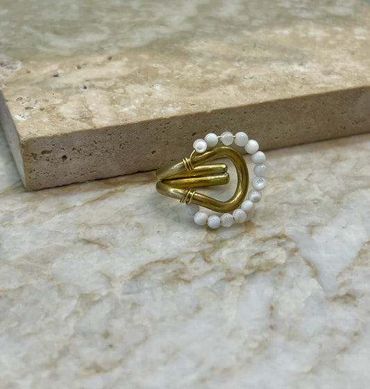 ear cuff plaqué or Katy