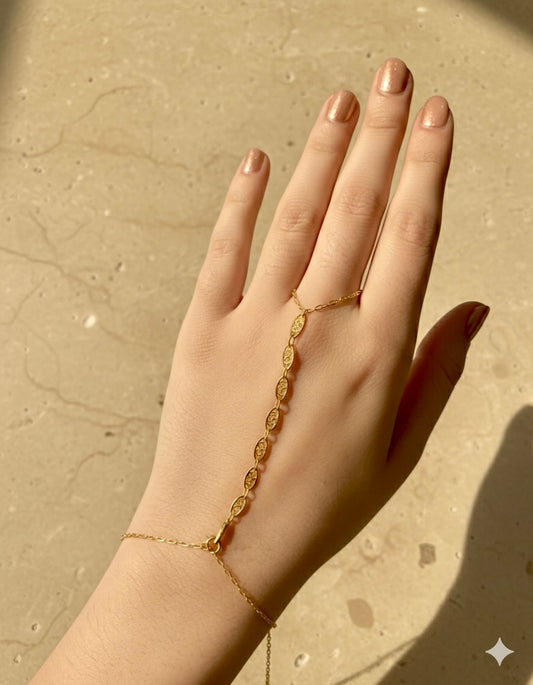 Chaine de main Plaqué-or Salma