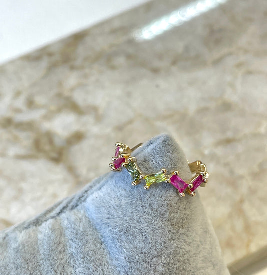 Bague plaqué or Gracia