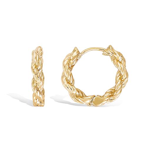 Boucles d’oreilles plaqué or kissya