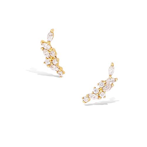 Boucles d’oreilles plaqué or Dafny