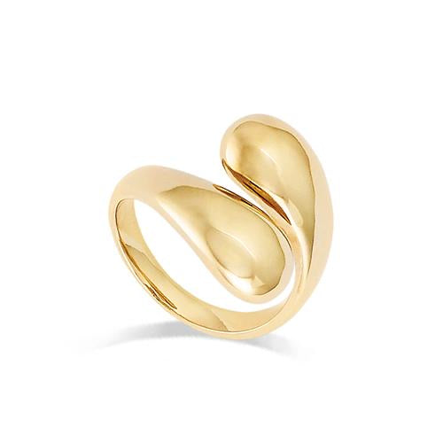 Bague plaqué or simba