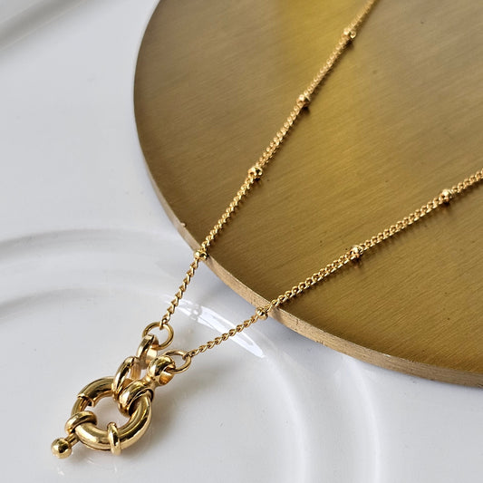 COLLIER plaqué or ANIE