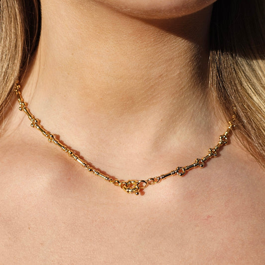 COLLIER plaqué or ADIXIA