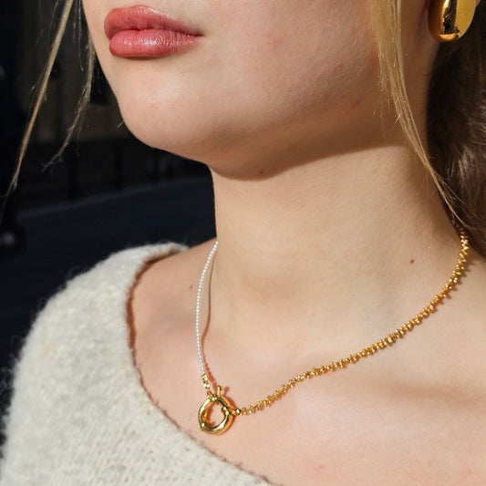 COLLIER plaqué or AURE