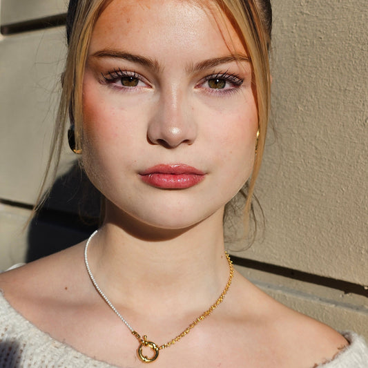 COLLIER plaqué or AURE