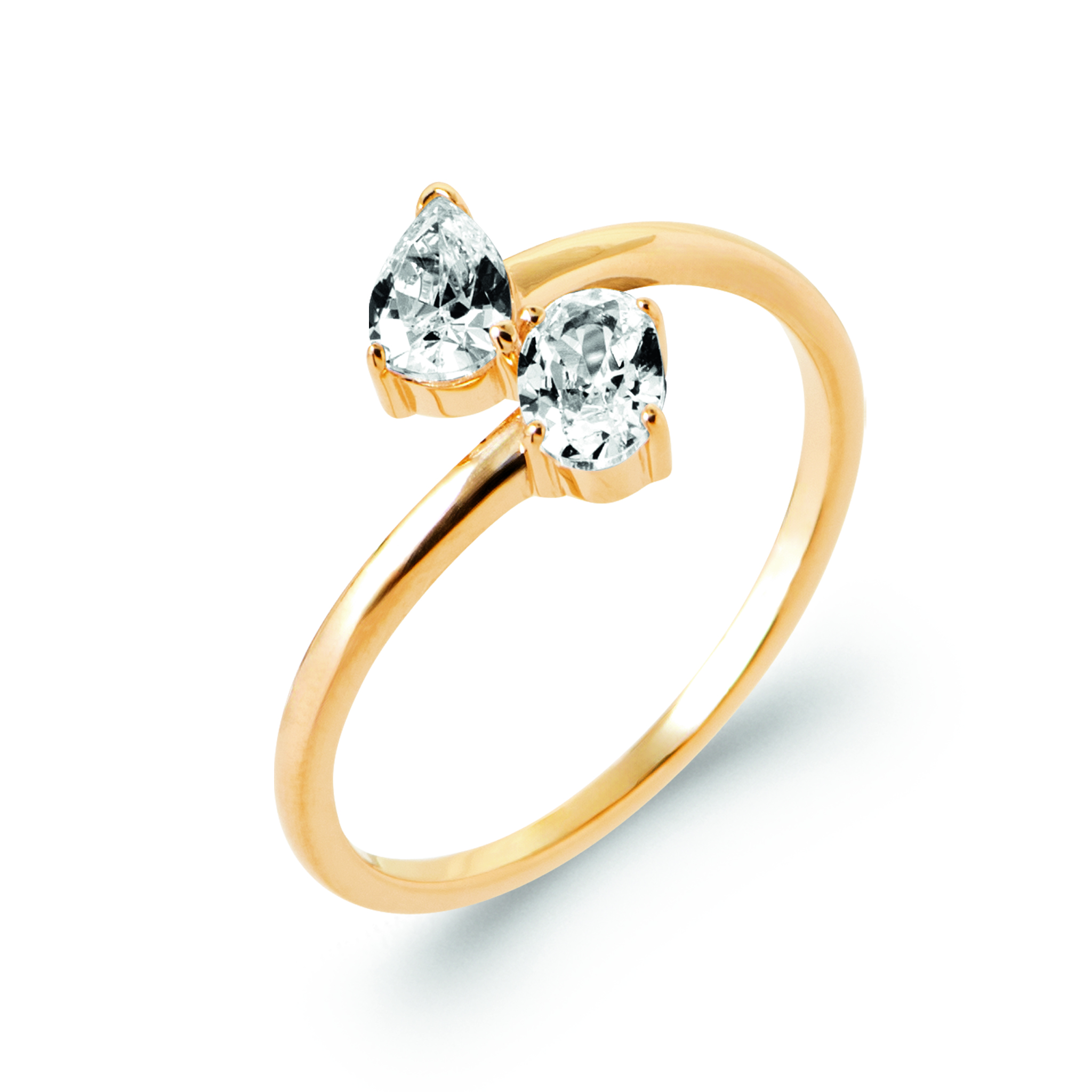 20015110 (1) Toi et Moi–style ring – Image 1