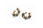 Chain Link Hoop Earrings - Alternative Angle