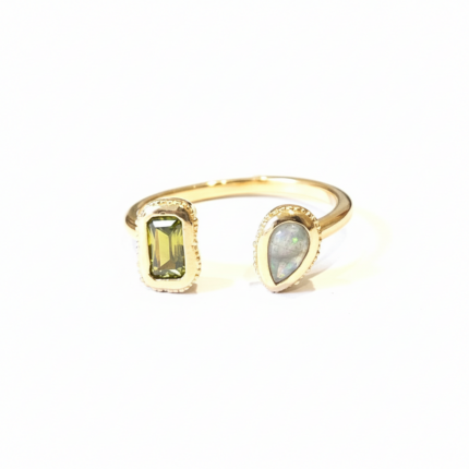Gold Open Cuff Ring - Ultra Bright