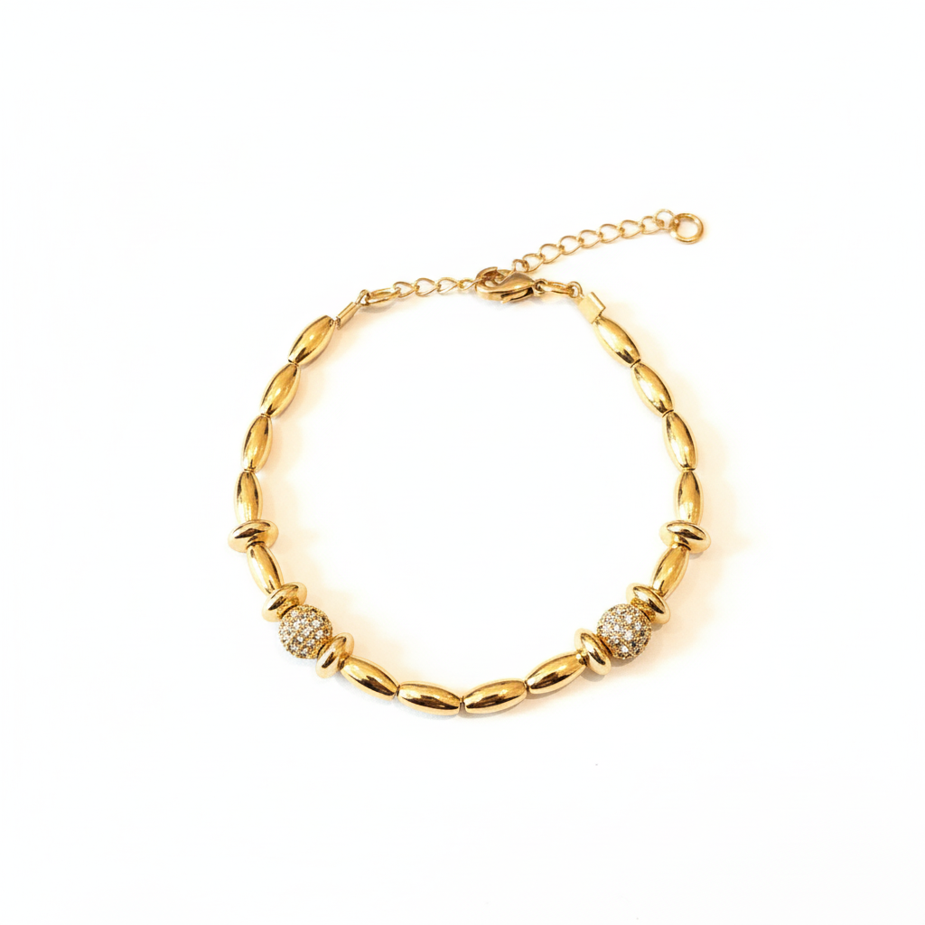 gold-pav-ball-bracelet Gold Pavé Ball Bracelet