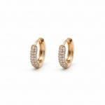 Earrings with Crystal Pavé – Image 2