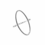 Minimalist Oval Statement Ring - Gold & Silver – Image 2