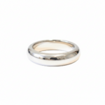 Classic Sterling Silver Band Ring – Image 2