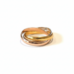 Tri-Color Interlocking Rolling Ring