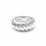 Chunky Twisted Rope Ring - Gold & Silver – Image 2