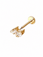 Piercing plaqué-or samantha