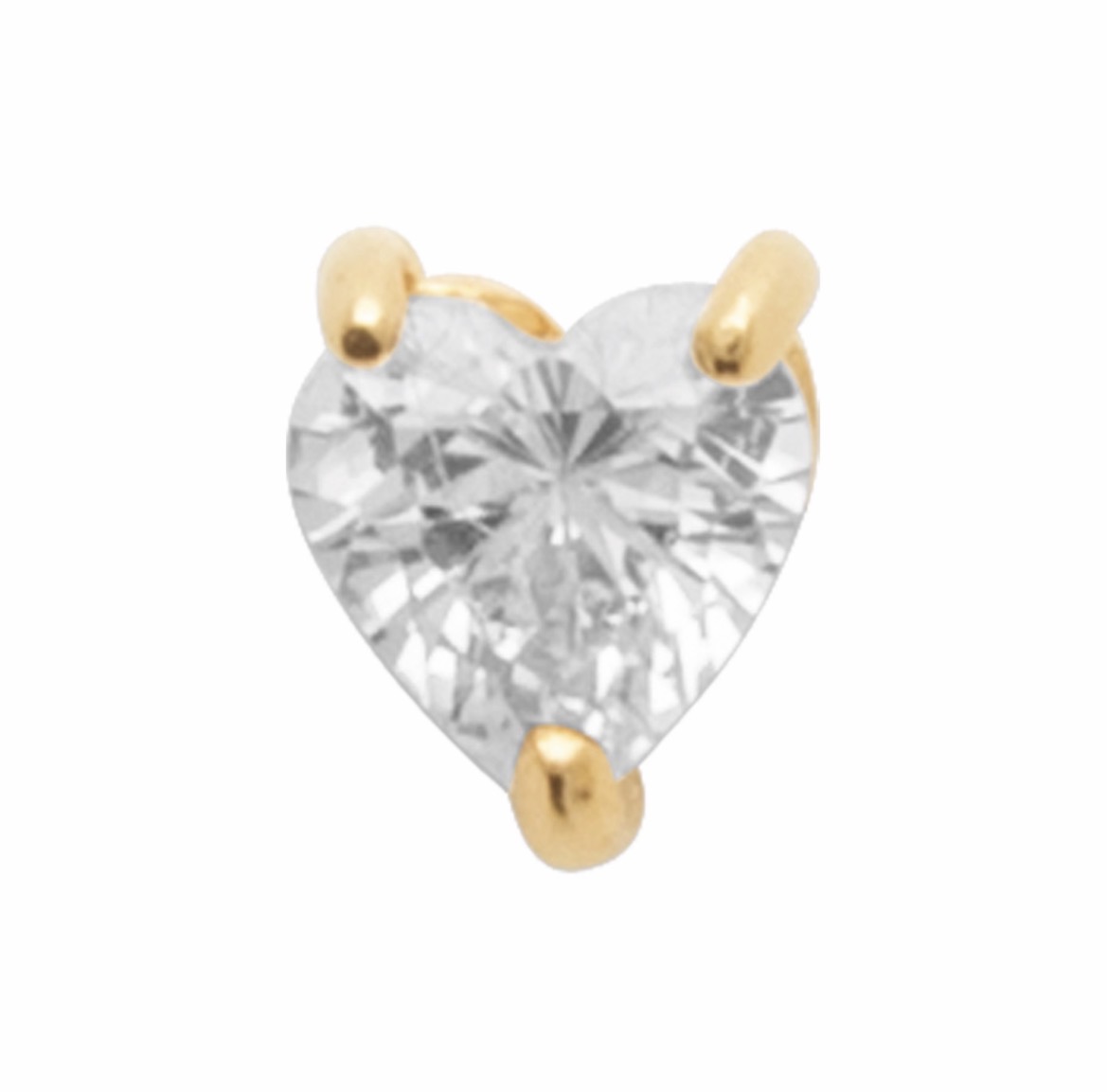 Screenshot Piercing plaqué-or Heart – Image 1